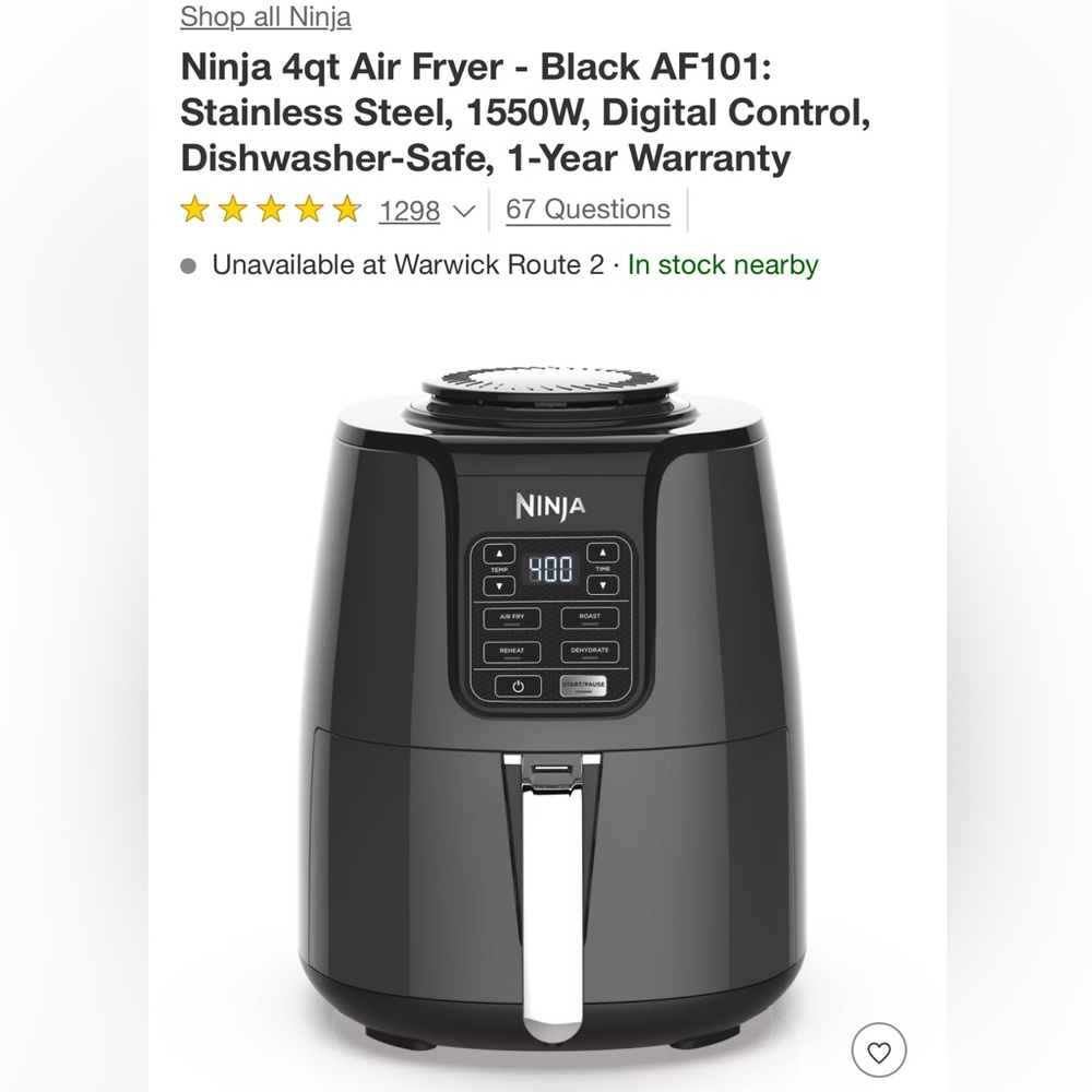 Ninja 4qt Air Fryer